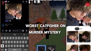 WE MET THE WORST CATFISHER ON MURDER MYSTERY  PART TWO COMING SOON  🤯😰 [upl. by Luise]