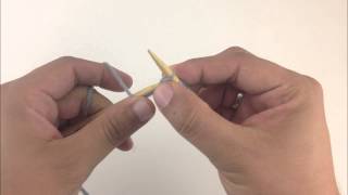 How to Knit the Alternating Cable Cast On left handed [upl. by Nosnor535]