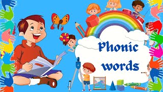 phonic wordsroshicartoonkids for preschool learners [upl. by Amri266]