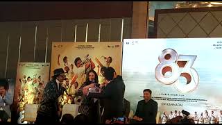 Kempegowda movie dialogue in Ranveer Singhs 83 Movie press meet Bangalore [upl. by Atnas]