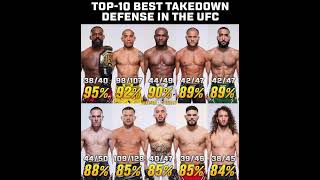 TOP 10 BEST TAKEDOWN DEFENSE IN UFC [upl. by Tingey]