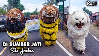 KIRAB CAN MACANAN SINGO MANGGALA DAN DRUMBAND MAONG REMAS DI SBR JATI SILO JEMBER PART1mp4 [upl. by Beora]