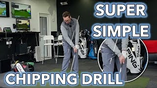 SUPER SIMPLE GOLF CHIPPING DRILL [upl. by Tneciv]