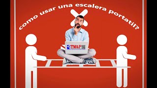 Uso correcto de escaleras portátiles tecnomecanica y proyectos SAS [upl. by Blood314]