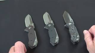 Hinderer Knives Blade show halftracks [upl. by Yelmene376]