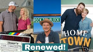 HGTV Shows Renewed for 2025 From Fixer to Fabulous to Home Town hgtv [upl. by Iral]