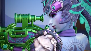 Euryale Widowmaker Skin Preview  Gold amp Jade Weapons [upl. by Sayer]