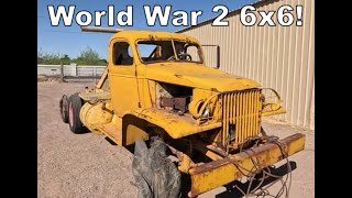 Saved From Scrap WW2 CCKW 6x6 Will it Run I Need Help [upl. by Michaud]