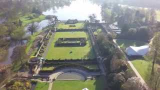 Stunning aerial views of Hever Castle amp Gardens in the spring [upl. by Esoranna]