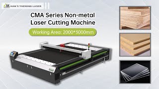 Non metal Plate Laser Cutting Machine CMA2030C G A [upl. by Xanthus]