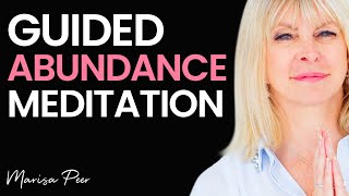 Calm Guided Meditation to Gain Abundance Love amp Happiness  Marisa Peer [upl. by Annayhs]