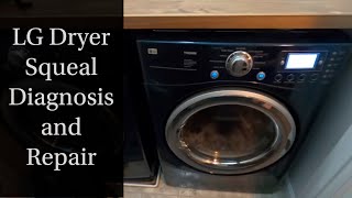 Lg Dryer Squeal Diagnosis and Repair [upl. by Eonak562]