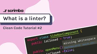 What is a Linter  Clean Code Tutorial [upl. by Oremodlab]