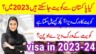 kuwait work visa for pakistani 2023  kuwait work visa price  work visa salary  visa check online [upl. by Alleen]