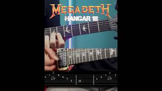 Hangar 18  Megadeth  Intro With Tabs [upl. by Maggs]