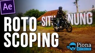 Adobe After Effects  Rotoscoping  Membuat Text di Belakang Objek  Situ Gunung Sukabumi [upl. by Ellebanna207]