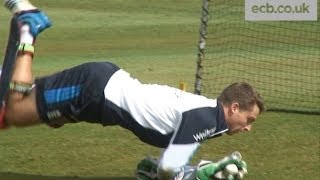 England wicketkeeper Jos Buttler training ahead of Scotland ODI [upl. by Essyle]