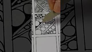 zentangle pattern 101112 drawing doodle zentanglepatterns [upl. by Aibun]