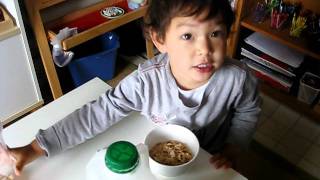 Montessori Homeschool Breakfast Cereal Set Up [upl. by Rehpotsirhc]