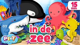 Pretlettertjes • Dierengeluiden in de Zee • 10 nieuwe Zeedieren [upl. by Hars718]