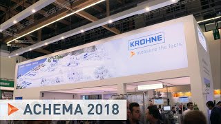 KROHNE at ACHEMA 2018 [upl. by Rothenberg29]