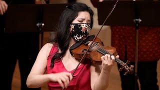 Bach  Violin Concerto in A Minor BWV 1041 Andante – Rachell Ellen Wong amp Voices of Music 8K [upl. by Corwin852]