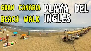 Beach Walk Playa del Ingles Gran Canaria with an Insta360 X3 [upl. by Collete]