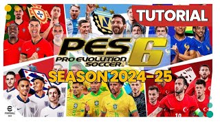 PES 6  TUTORIAL PLAY ONLINE [upl. by Maritsa]