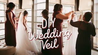 DIY Cathedral Wedding Veil Tutorial  TarinItUp [upl. by Amaryllis401]