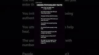 Signs you have a high vibrationsHidden psychology factsmotivational quotesshortslifefacts [upl. by Airlee]