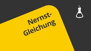 Die Nernstsche Gleichung  Chemie  Physikalische Chemie [upl. by Windy]