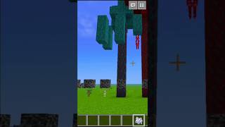 Minecraft tree growing in badrock omg [upl. by Nortyad]