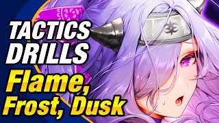 Fire Emblem Heroes  Tactics Drills Skill Studies 172 Flame Frost Dusk FEH [upl. by Otis962]