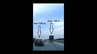 VOLVO Adaptive Cruise Control ACC  max radar range [upl. by Notak]