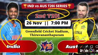 IND vs AUS Dream11 Prediction  2nd T20I l [upl. by Annayar]