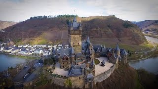 Cochem and the Mosel  Germany by Drone [upl. by Auqenaj]