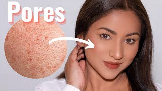 How to Make Your Pores DISAPPEAR With Makeup [upl. by Ardel]