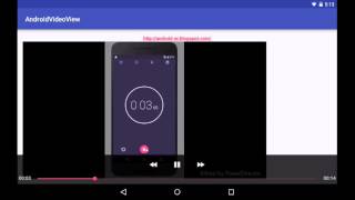 Add MediaController to VideoView  test on Nexus 7 running Android 511 [upl. by Langille]