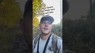 PA Archery Opens Tomorrow hunt bowhunting deerhunting archery deer whitetaildeer outdoors [upl. by Dawkins]