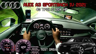 Audi A3 40 TFSI e Acceleration Test Drive POV [upl. by Dasteel]