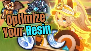 Get BETTER Artifacts Spend LESS Resin Artifact Farming TIPS for 50  Genshin Impact 50 [upl. by Lawford]