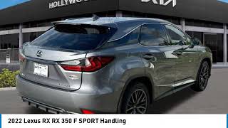 2022 Lexus RX near me HollywoodPembroke PinesDavieFort Lauderdale FL C350375 C350375 [upl. by Gisella]