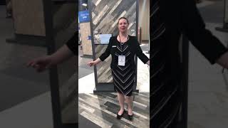 Full Mannington Booth Tour at Surfaces 2019 [upl. by Atoiganap]