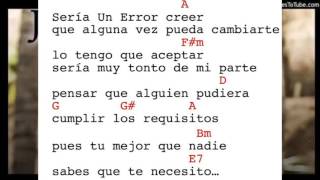 Sería Un Error Estilo Julián Mercado Letra Y Acordes [upl. by Herbie]