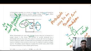 Connecting the Photodiode in external circuit 14 [upl. by Bron]