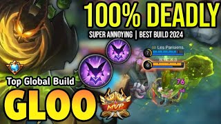 GLOO BEST BUILD 2024  TOP GLOBAL GLOO GAMEPLAY  MOBILE LEGENDS✓ [upl. by Haya]