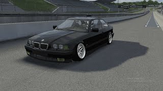 lfs Live for Speed  BWM E36 Coupe 28i M52B28 Drift on track [upl. by Ulane]