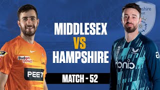 🔴 Live Middlesex Vs Hampshire Live  Match 52  MID vs HAM Live  Vitality Blast T20 Live Match [upl. by Nial131]