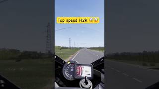 364 Top speed H2R ki bhai 😱😱 omg 😦 sambhal ke lala 🤩😎 youtubeshorts shorts [upl. by Ardme471]