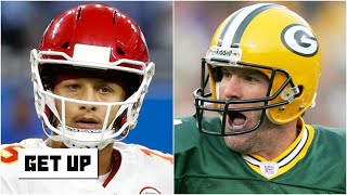 Is Patrick Mahomes basically Brett Favre without the interceptions  Get Up [upl. by Amzu]